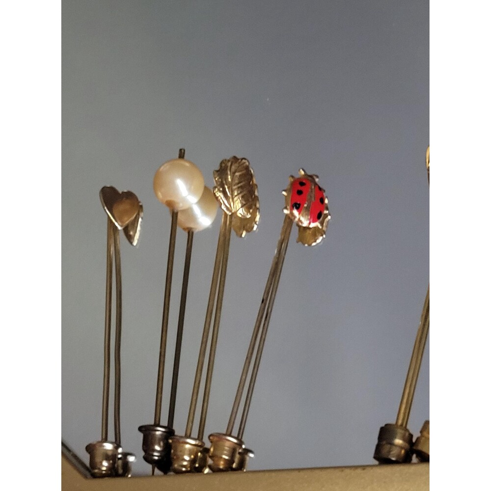 Vintage Stick Pin Themed Lots - Your Choice from Birds Bugs Animals Flowers Lots